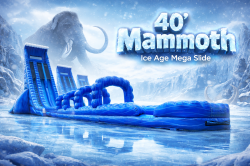 40ft Mammoth slide with slip N' slide