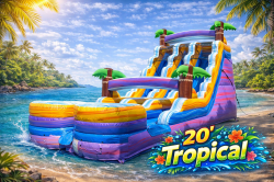 20ft tropical slide