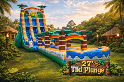 27ft Tiki Plunge dual lane  (wet only)